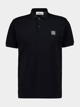 Stone Island Navy Blue Organic Cotton Polo Shirt