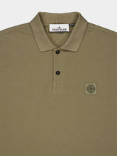 Stone Island Military Green Organic Cotton Piqué Polo Shirt