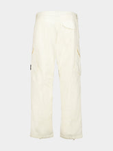 Stone Island Ivory Stretch Cargo Trousers