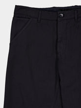 Stone Island Navy Blue Ghost Wool-Cotton Chino Trousers