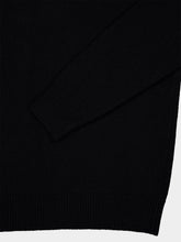 Stone Island Black Lambswool Half-Zip Jumper