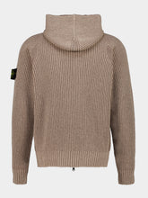 Stone Island Biscuit Two-Tone Cashmere Hooded Jumper