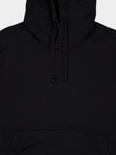 Stone Island Black Organic Cotton Hooded Sweatshirt