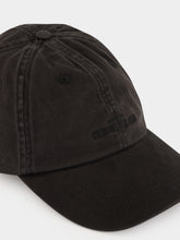 Stone Island Black Logo Embroidered Baseball Cap