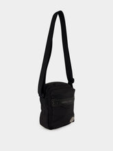 Stone Island Black Coated Nylon Crossbody Bag