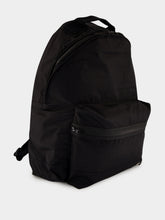 Stone Island Black Coated Nylon Backpack
