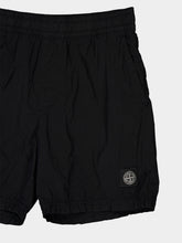 Stone Island Black Nylon Swim Shorts