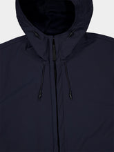 Stone Island Navy Blue Soft Shell Hooded Jacket