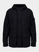 Stone Island Black Ghost Nylon Short Parka Jacket