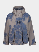 Stone Island Grey Hand-Painted David Light-TC Short Parka