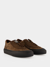 Stone Island Umber Suede Low-Top Trainers