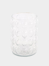 Madam Stoltz Glass Vase with Bubble Design