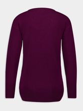 Paula Lactarius Italian Plum Cashmere Jumper