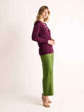 Paula Lactarius Italian Plum Cashmere Jumper