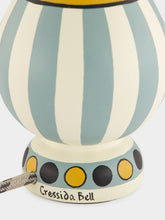 Cressida Bell Yellow and Blue Hand-Painted Marquee Lamp Base