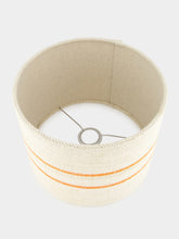 Striped Medium Orange Lampshade