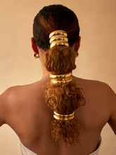 Lelet NY Gold Plated Glossy Double Arch Pony