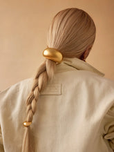 Lelet NY Gold Plated Matte Dome Pony Cuff