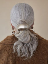 Lelet NY Rhodium Matte Dome Pony Cuff