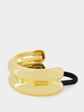 Lelet NY Gold Plated Petite Glossy Double Arch Pony