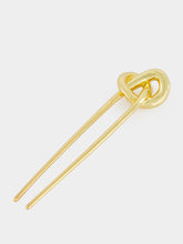 Lelet NY Gold Plated Glossy Knot French Pin