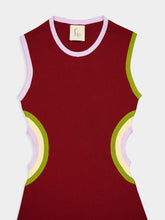 Paula Lemurian Knitted Dress With Side Openings