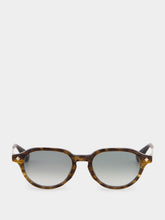 Lunetterie Générale Après-Ski Tobacco Gradient Round Sunglasses