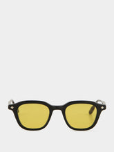 Lunetterie Générale Enigma Black Sunglasses with Yellow Lenses