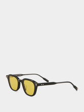 Lunetterie Générale Enigma Black Sunglasses with Yellow Lenses