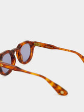 Lunetterie Générale Hello Roméo Vintage Tortoise and 24K Gold Sunglasses with Blue Lenses