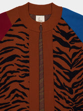 Paula Lily Caramel Café Jacquard Oversized Jacket