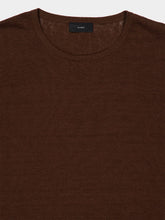 Alanui Brown Linen Casual Fit Short-Sleeve T-Shirt