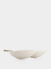 Les Ottomans Lemon Double Leaf Ceramic Plate