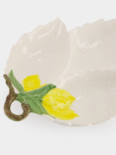 Les Ottomans Lemon Double Leaf Ceramic Plate