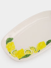 Les Ottomans Lemon Ceramic Serving Plate