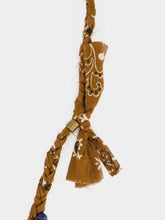 Alanui Brown Bandana Cotton Necklace