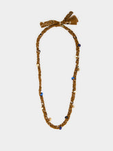 Alanui Brown Bandana Cotton Necklace
