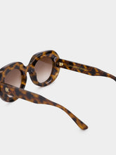 Emmanuelle Khanh Tortoiseshell Love Oval Acetate Sunglasses