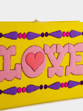 Olympia Le-Tan Love Poster Clutch