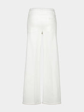 Frame White Le Slim Palazzo Jeans