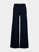 Frame Dark Blue Le Slim Palazzo Jeans