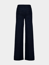 Frame Dark Blue Le Slim Palazzo Jeans