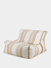 Les Toiles Du Soleil Auguste Sunbrella Striped Armchair