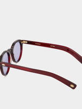 Eyevan Dark Bordeaux Lubin-E Oval Sunglasses