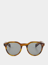 Eyevan 7285 French Tortoise Lubin Round Acetate Sunglasses