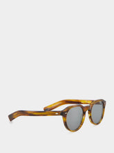 Eyevan 7285 French Tortoise Lubin Round Acetate Sunglasses