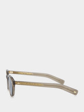 Eyevan 7285 Smoke Grey Lubin Round Acetate Sunglasses