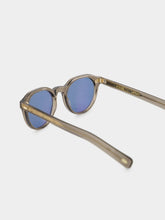 Eyevan 7285 Smoke Grey Lubin Round Acetate Sunglasses