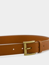 Paula Lucy Caramel Long Leather Belt