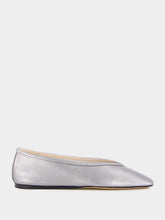 Le Monde Beryl Silver Leather Luna Slipper